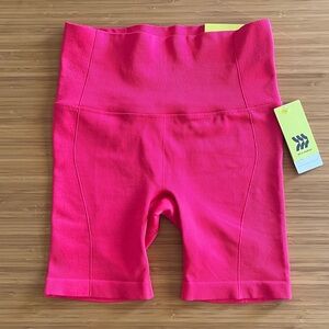 NWT All in Motion Red Seamless Core Shorts